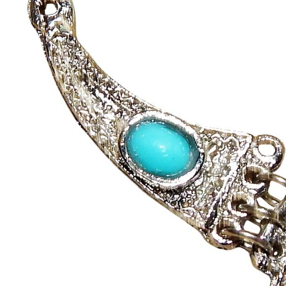 BoHo Decorative Faux Turquoise Choker ~ Jerusalem - Picture 2 of 10